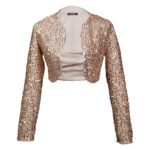 کراپ کت پولکی گلد 201