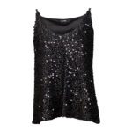 تاپ کلوش پولکی مشکی