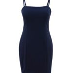 پیراهن کوتاه مهمانی سرمه ای