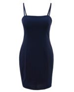 پیراهن کوتاه مهمانی سرمه ای