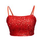 کراپ تاپ بندی پولکی قرمز