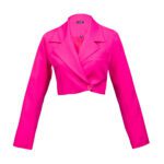 کراپ کت انگلیسی سرخابی