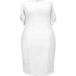 پیراهن کوتاه آف شولدر آف وایت