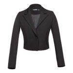 کراپ کت بلیزر مشکی