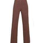 شلوار زنانه راسته مازراتی قهوه ای