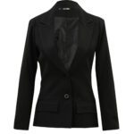 کت بلیزر بلند مشکی