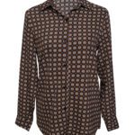 شومیز مشکی طرح دار