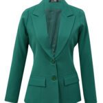 کت بلیزر بلند سبز