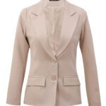 کت بلیزر بلند کرم