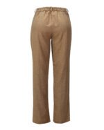 شلوار گشاد نخی نسکافه ای - Image 3