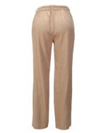 شلوار گشاد نخی کرم - Image 3