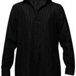 پیراهن مردانه راه راه مشکی