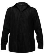 پیراهن مردانه راه راه مشکی