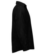 پیراهن مردانه راه راه مشکی - Image 2