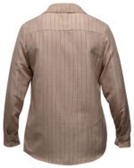 پیراهن مردانه راه راه کرم - Image 3