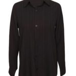 شومیز زنانه جلودکمه دار مشکی