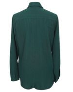 شومیز زنانه جلودکمه دار سبز - Image 3