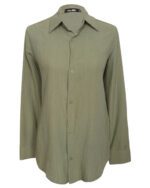 شومیز زنانه جلودکمه دار سبزسدری