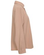 شومیز زنانه جلودکمه دار کرم - Image 2