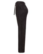 شلوار نیم بگ راه راه مشکی - Image 2