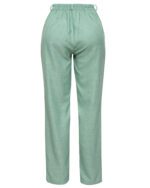 شلوار گشاد نخی سبز - Image 3