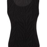 تاپ طرح زبرا مشکی