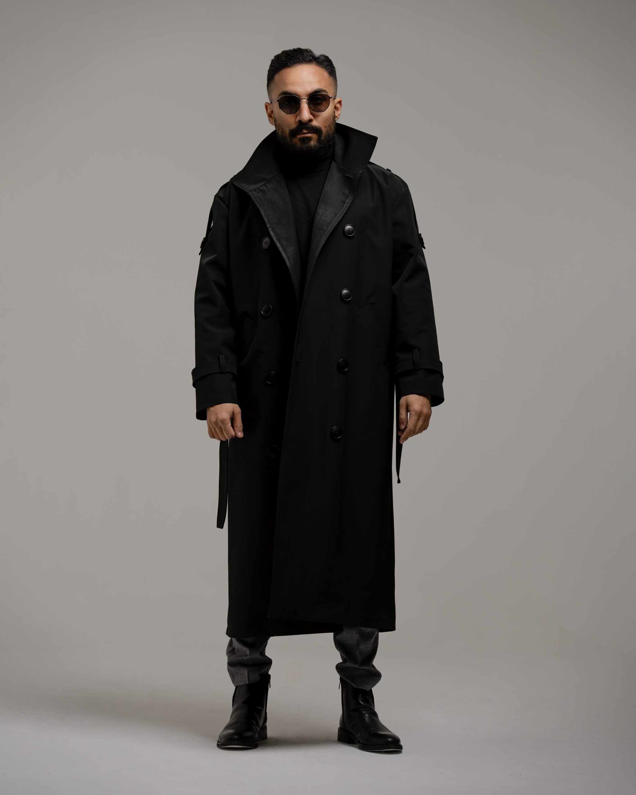 a1w ترنچ کت یونیسکس - Image 1